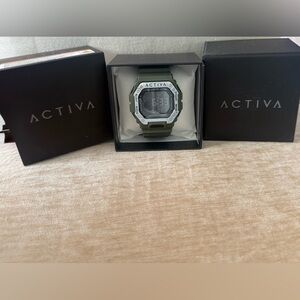 Ativa Forest Green Digital Timepiece